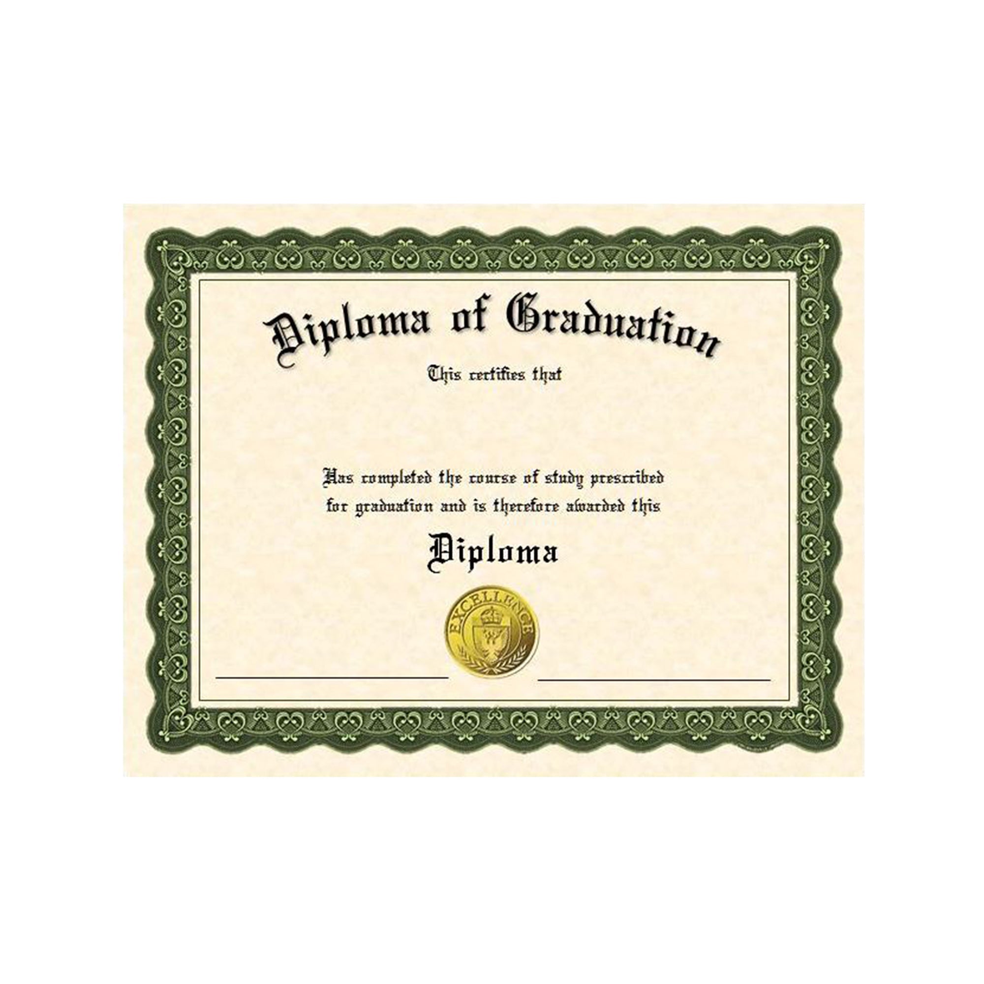 Diplomas & Certificates