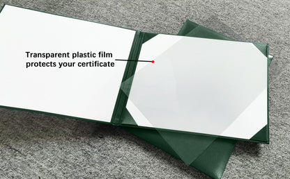 No-Text Diploma Cover | Left-Right Opening | 6"x8" /7"x9" / 8.5"x11" Available