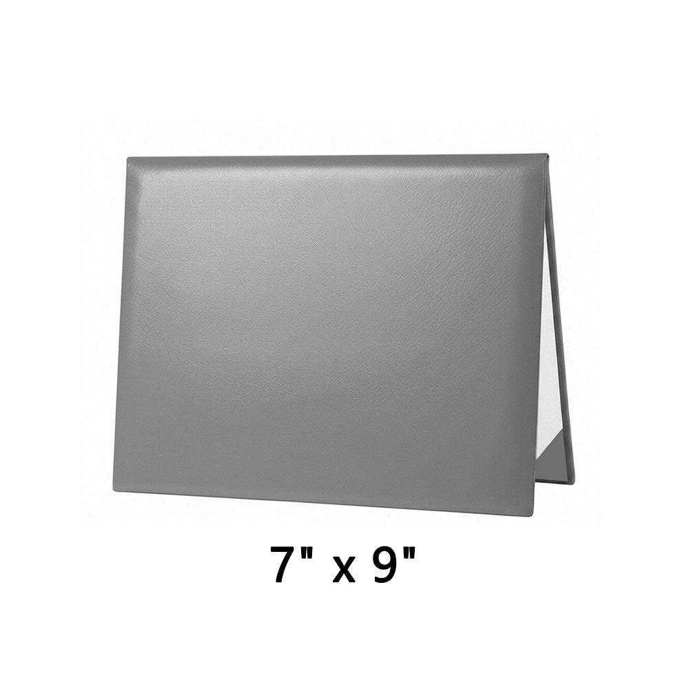 7" x 9" Premium Blank Leather Diploma Cover Tent Style – Elegant Certificate Holder for Graduation & Awards