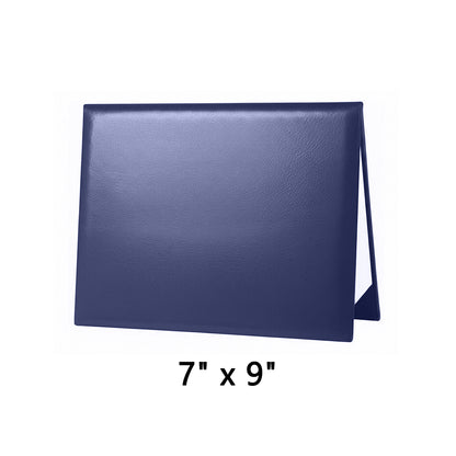 7" x 9" Premium Blank Leather Diploma Cover Tent Style – Elegant Certificate Holder for Graduation & Awards
