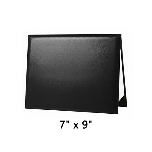 7" x 9" Premium Blank Leather Diploma Cover Tent Style – Elegant Certificate Holder for Graduation & Awards