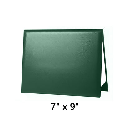 7" x 9" Premium Blank Leather Diploma Cover Tent Style – Elegant Certificate Holder for Graduation & Awards