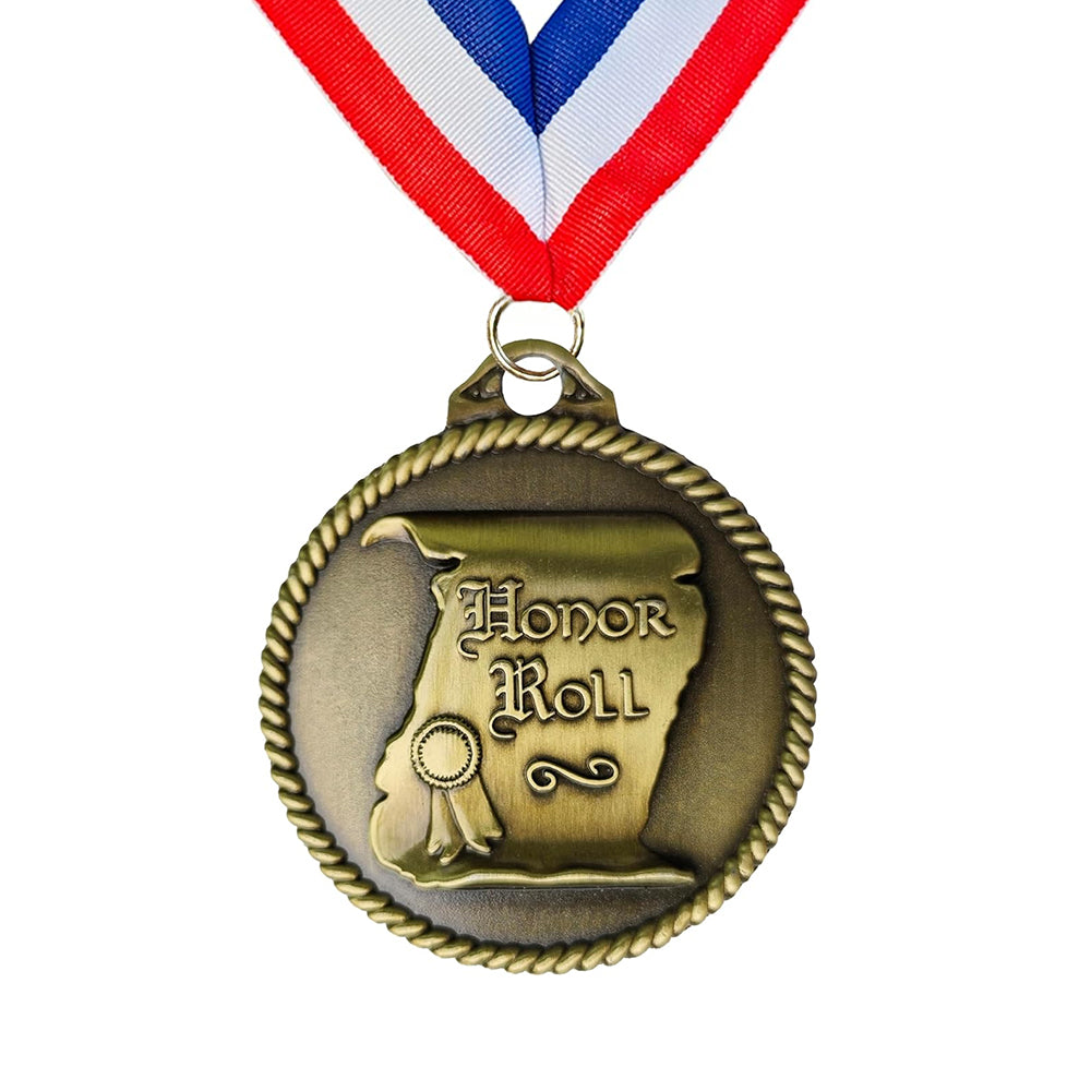 Honor Roll Medallions – Academic Achievement Recognition Medals for Honor Roll Students