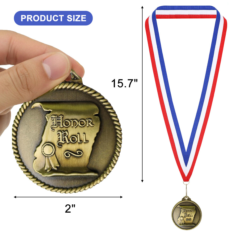 Honor Roll Medallions – Academic Achievement Recognition Medals for Honor Roll Students