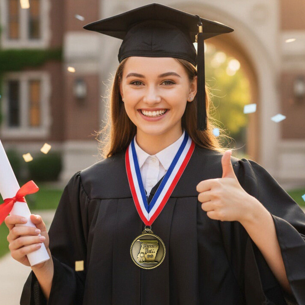 Honor Roll Medallions – Academic Achievement Recognition Medals for Honor Roll Students