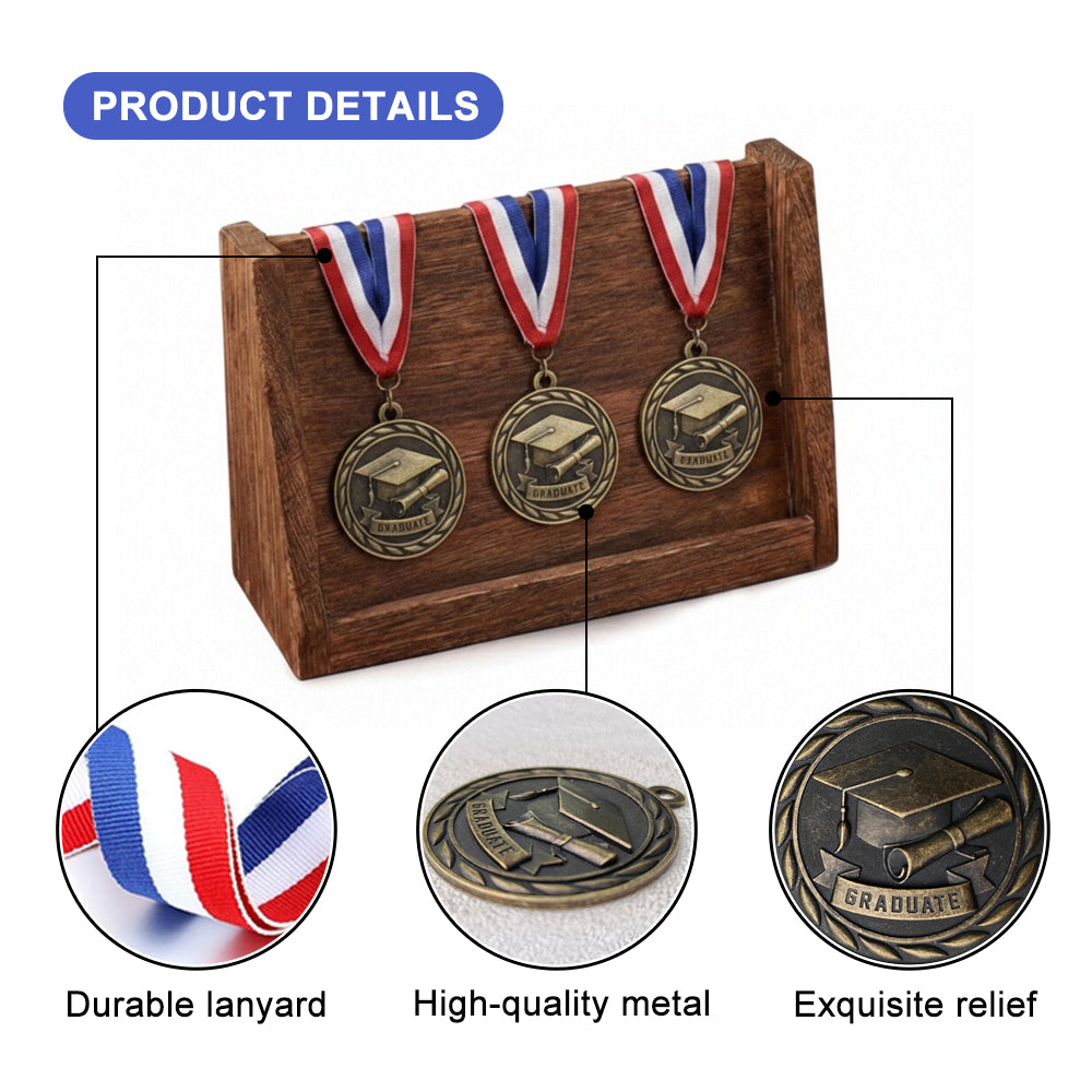 Graduate Medallion – Graduation Recognition Medal for Students & Academic Achievement