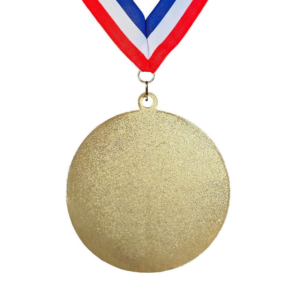 Home School Medallion – Homeschool Graduation Recognition Medal with Red, White & Blue Ribbon