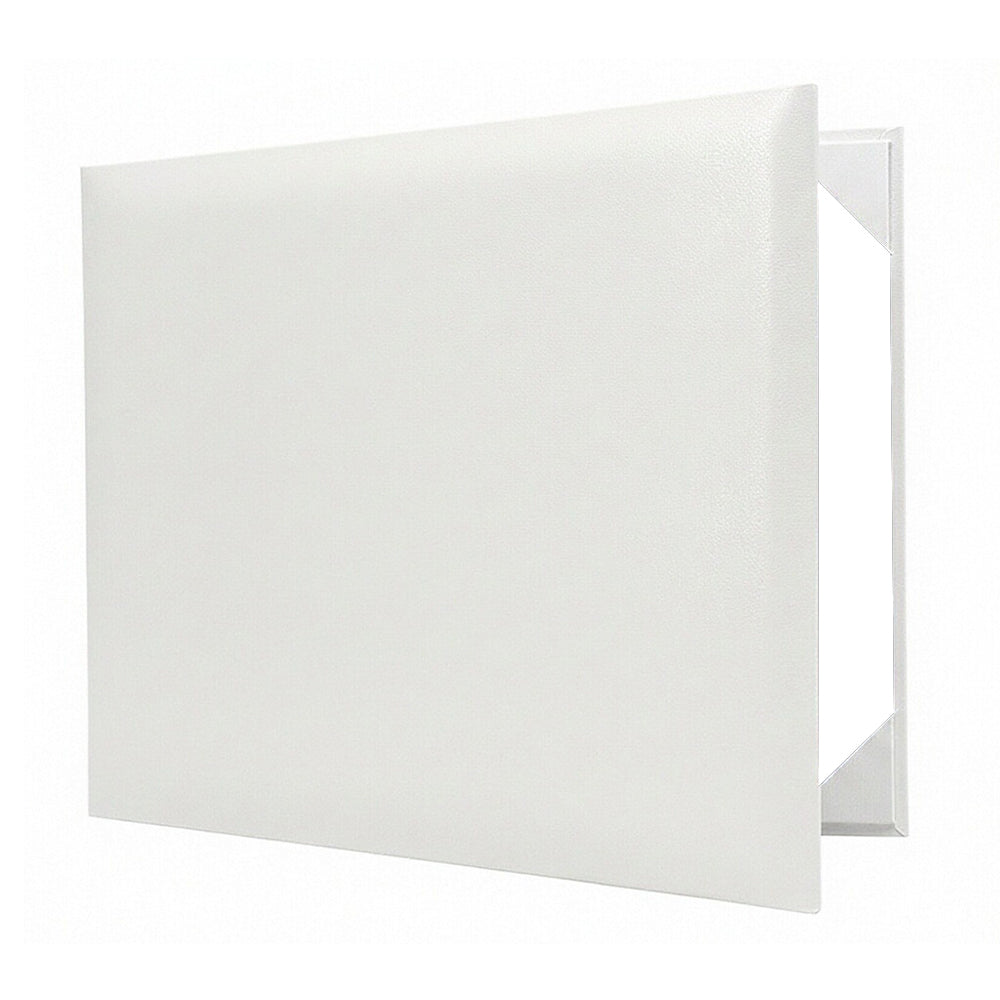 8.5" x 11" Plain Diploma Cover Book Style - PU Leather Certificate Holder Perfect for Graduates & Schools