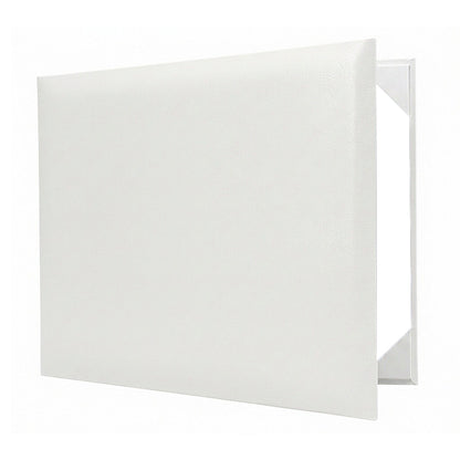 8.5" x 11" Plain Diploma Cover Book Style - PU Leather Certificate Holder Perfect for Graduates & Schools