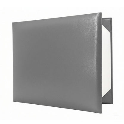 8.5" x 11" Plain Diploma Cover Book Style - PU Leather Certificate Holder Perfect for Graduates & Schools
