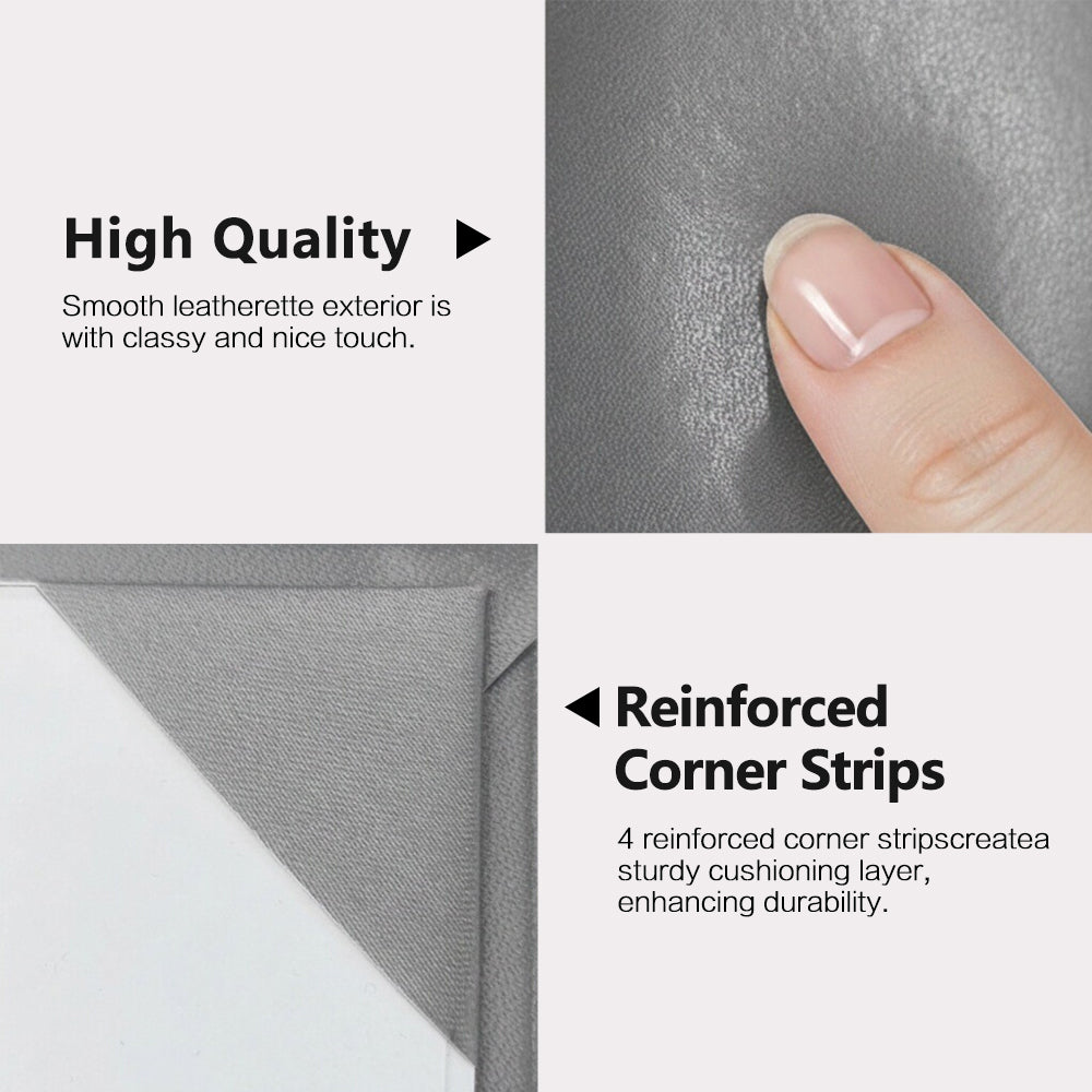 8.5" x 11" Plain Diploma Cover Book Style - PU Leather Certificate Holder Perfect for Graduates & Schools