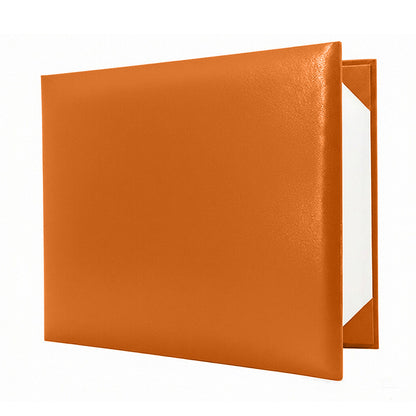 8.5" x 11" Plain Diploma Cover Book Style - PU Leather Certificate Holder Perfect for Graduates & Schools