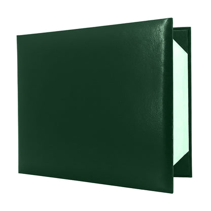 8.5" x 11" Plain Diploma Cover Book Style - PU Leather Certificate Holder Perfect for Graduates & Schools