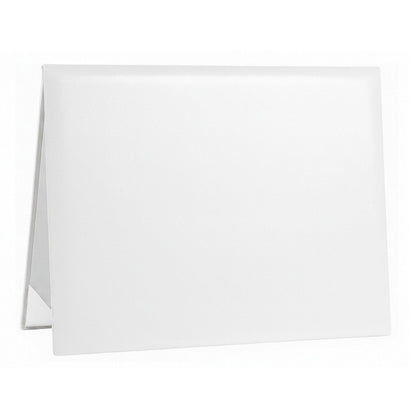 8.5" x 11" Plain Diploma Cover Tent Style – PU Leather Certificate Holder with Foam Padding & Corner Ribbons