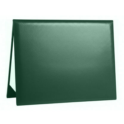 8.5" x 11" Plain Diploma Cover Tent Style – PU Leather Certificate Holder with Foam Padding & Corner Ribbons