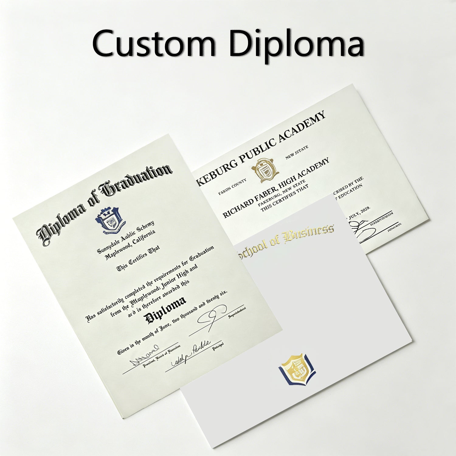 Custom Printed Diplomas & Certificates – Professional Print Services for Schools & Organizations