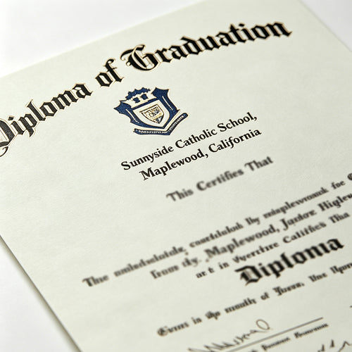 Custom Printed Diplomas & Certificates – Professional Print Services for Schools & Organizations